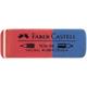 311228 Faber Castell7070-40 Viskelær Faber Castell 7070 rød/blå 
